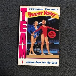 Vintage Francine Pascal Sweet Valley Team 1 Jessica Goes for the Gold Book